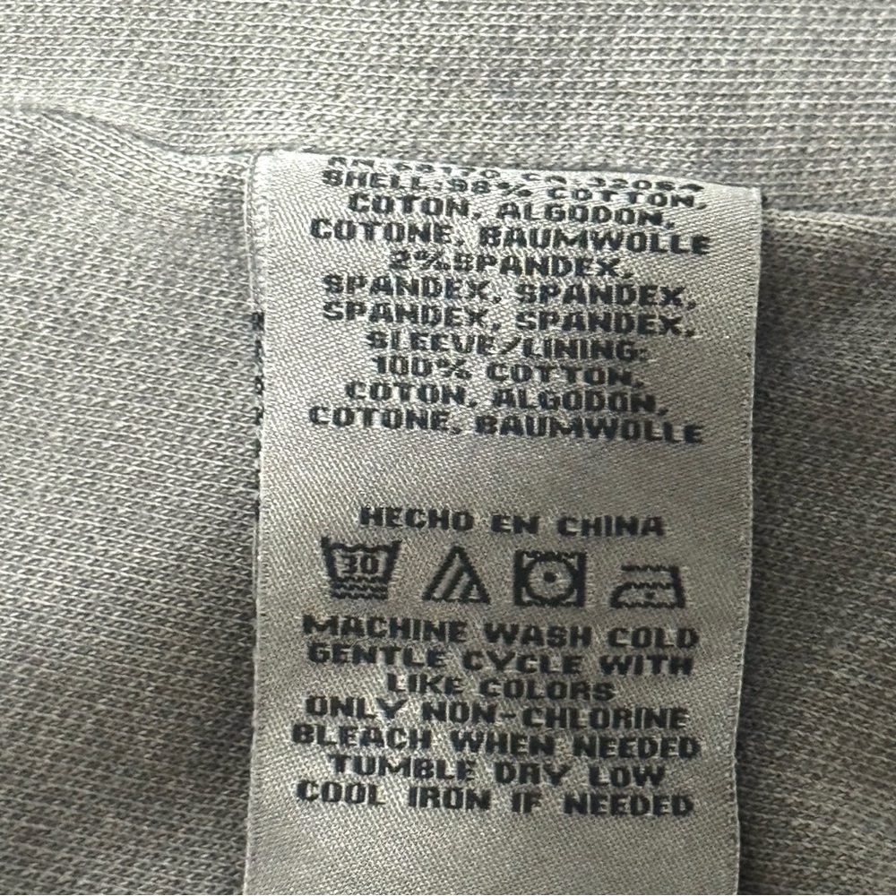 Marrakech Anthropologie gray draped moto jacket S cropped stretch cotton - Picture 13 of 13